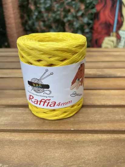 Nas Rafya 4mm (D09-Koyu Sarı)