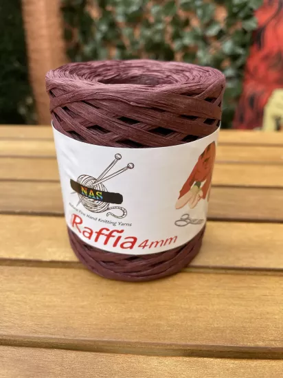 Nas Rafya 4mm (D18-Koyu Bordo)